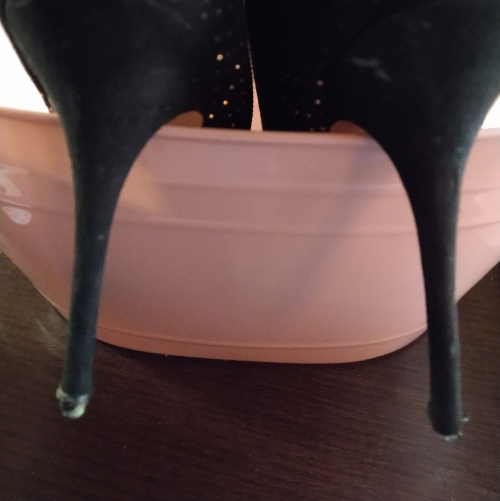 Kurt Geiger CARVELA rhinestone heel boot. Size 10 - Picture 9 of 12